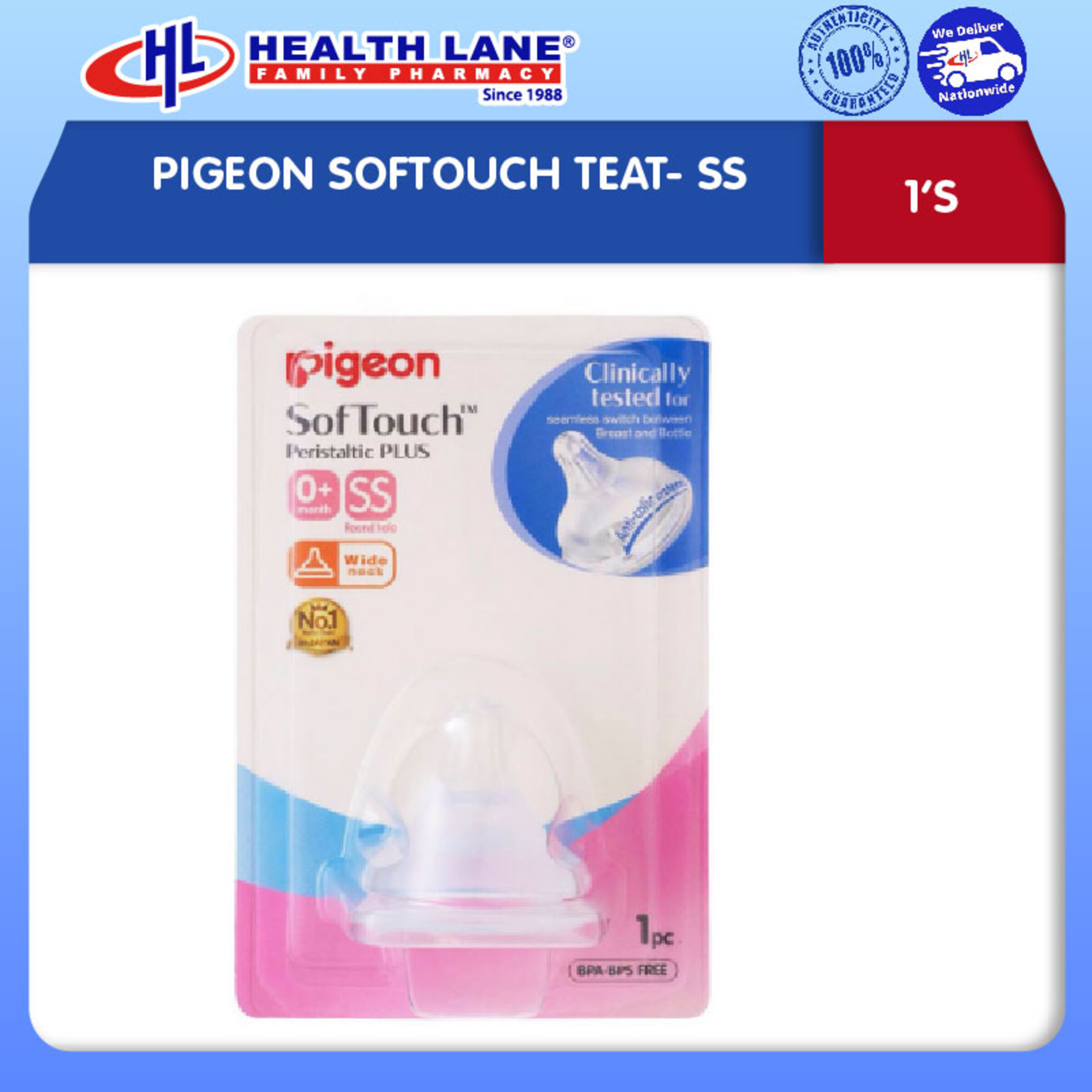 PIGEON SOFTOUCH TEHT 1'S- SS